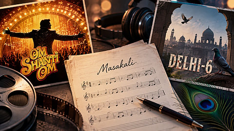 The popular 'Delhi-6' song 'Masakali' had a different destination initially, with Farah Khan recalling that AR Rahman created the composition for 'Om Shanti Om'