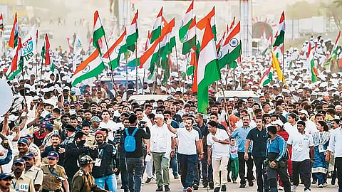 Karnataka Congress launches 10-day awareness yatra from Esuru to mark Bharat Jodo anniversary | File Image