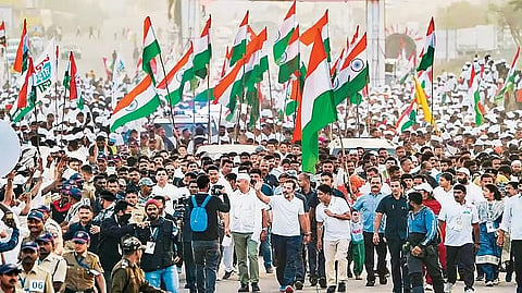 Rahul Gandhi’s Bharat Jodo Yatra completes 4 years, Congress hails ‘transformational event’