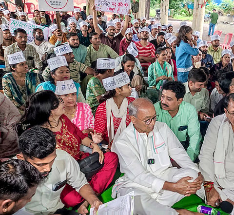 Bhopal teacher candidates demand more recruitment posts and action on vacant positions | PTI