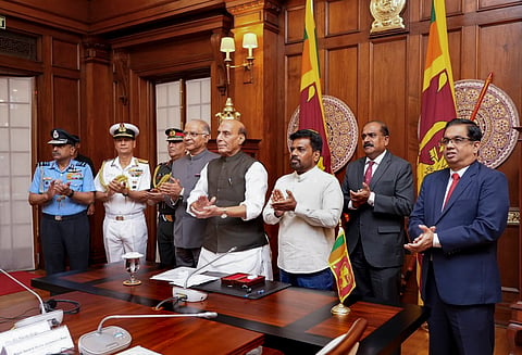 India, Sri Lanka strengthen defence ties as Rajnath Singh meets President Dissanayake | PTI