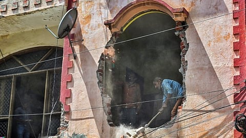 The civic body said Thursday’s action included sealing 61 properties, carrying out demolition action at 10 locations and issuing 21 show-cause notices over unauthorised construction