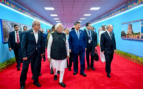 Modi, Putin and Xi signal strong ties at BRICS summit as Delhi declaration condemns terror | PTI