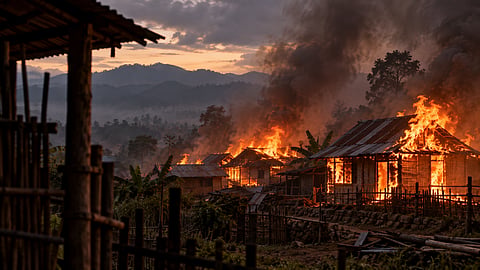 The arson came hours after four Kukis were killed in Tollen and Longpi villages, while a six-year-old boy was also injured | Representational image