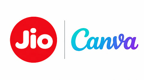 Eligible Jio customers will be able to use Canva’s design platform for creating presentations, social-media content, posters, invitations, videos and other visual material