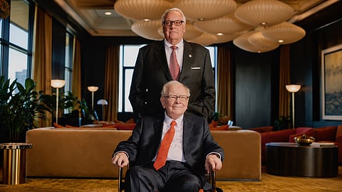 Warren Buffett has stepped down as Berkshire Hathaway chairman after more than 50 years, with his son Howard taking over the role | X