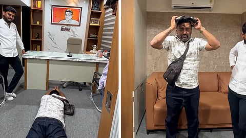 Mahesh Mote is a social media influencer who was allegedly confronted by MNS workers over a reel involving Raj Thackeray | X