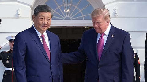 Trump had given Xi a rare planeside welcome as the two powers prepared for talks spanning technology, Taiwan, Iran and critical minerals