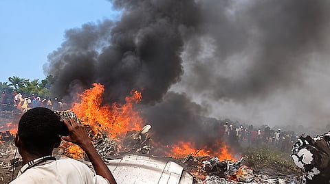 The aircraft reportedly developed a technical fault, but the exact cause remains unknown and is under investigation | Screengrab/X