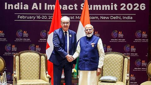 Parmelin had met Prime Minister Narendra Modi in New Delhi earlier this year during the AI Impact Summit
