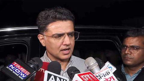 Pilot questioned the effectiveness of the BJP's campaign and argued that the Centre must take responsibility for preventing drug trafficking through international borders and ports