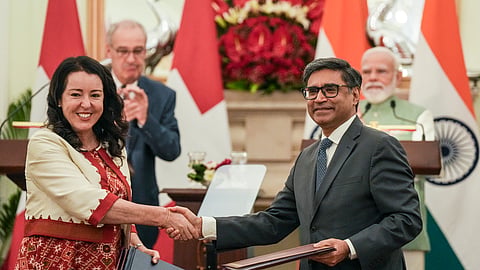 The two countries had signed five agreements while deciding to expand market access for Indian exports and facilitate greater Swiss investment in India