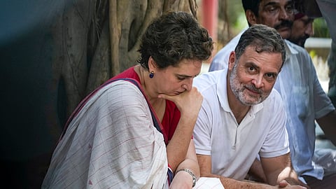 Rahul Gandhi, Priyanka Gandhi named in FIR over alleged entry into Akashvani Bhawan during protest | File Image