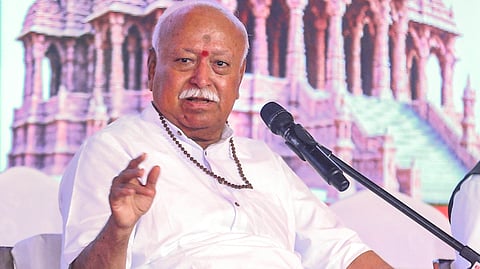 Bhagwat had lined up meetings with volunteers, district-level functionaries and representatives of Sangh-affiliated organisations to review organisational activities