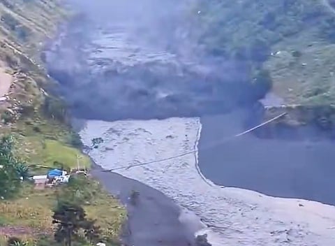 Nepal flood destroys homes and bridges, with authorities investigating a possible river blockage | X