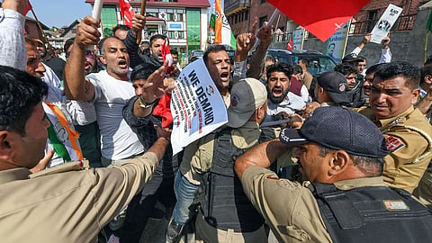 Saturday's CJP-led protest at Jantar Mantar was met with extensive security arrangements, including barricades, preventive detentions