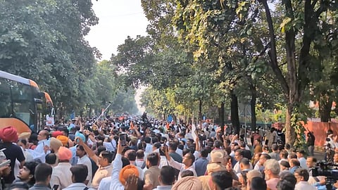 Thousands join INDIA bloc’s Delhi march as Rahul Gandhi targets CEC Gyanesh Kumar over vote theft | X