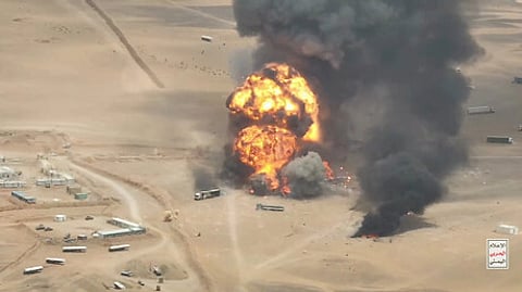 Fresh airstrikes reported in Yemen as Houthis claim Saudi drone downed | X
