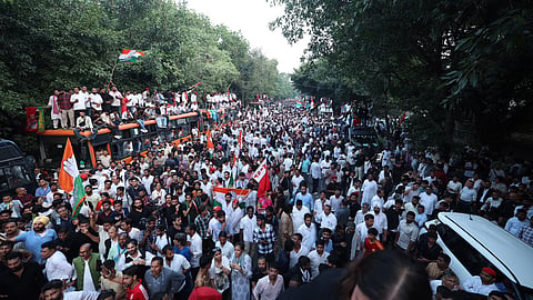 Two FIRs filed over opposition’s march against alleged electoral roll irregularities | X