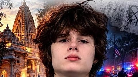 A 19-year-old Illinois man has been arrested over an alleged mass shooting plot that may have targeted a Hindu temple in Aurora | X/@SilentFrameM