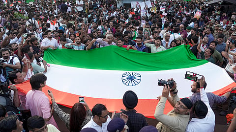 BJP accuses protesters of politicising national flag as police cite prohibitory orders, lack of permission and public safety concerns