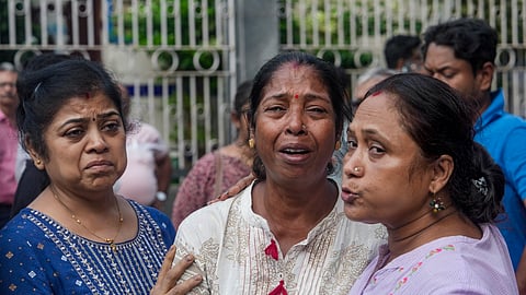 Parents recount losing teenage daughters, while survivors allege poor crowd management and inadequate security at Chorbagan pandal