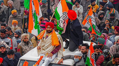 Charanjit Singh Channi led a meeting of senior Punjab Congress leaders to discuss campaign planning and key issues ahead of the next Assembly elections | File image/X
