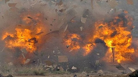 Authorities launch investigation into the blast at a reportedly licensed firecracker manufacturing unit as officials work to identify victims