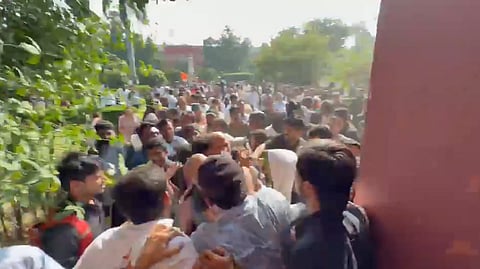 Jamia students protest for union polls as administration faces crackdown allegations | X