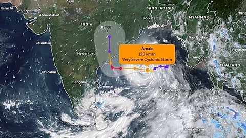 IMD warns cyclonic storm could intensify into a very severe cyclonic storm over the Bay of Bengal by Tuesday