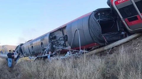 Spain's Madrid-Andalusia high-speed rail line suspended after a collision leaves at least 10 dead | X