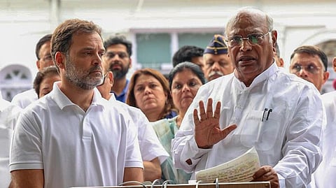 Meira Kumar was chosen to conduct proceedings at Kharge's residence, with Rahul Gandhi set to deliver closing arguments