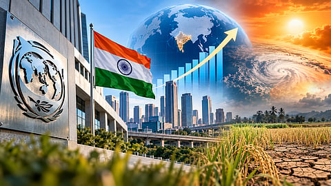 IMF retained its 7 per cent growth outlook for FY27 and FY28, citing robust domestic demand and strong services activity