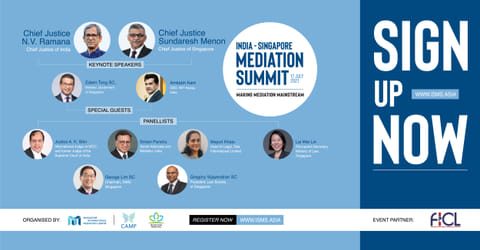India – Singapore Mediation Summit 2021 (#ISMS2021)