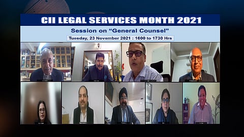 From FICL-Rajeev Chopra, Rajbeer Sachdeva and Dr. Ashok Sharma shared their views on CII webinar on "Enhancing recognition of General Counsel".