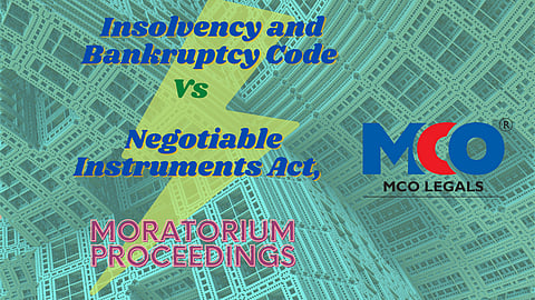 Moratorium Proceedings U/S 14 OF IBC Bars Criminal Proceedings U/S 138 OF NI ACT.