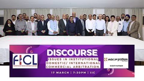 FICL Discourse-Issues In Institutional Domestic/International Commercial Arbitration. & Farewell Felicitation of Mr AK Sinha, Ex ED (LAW) SAIL.