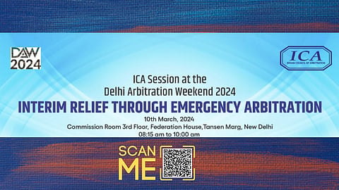ICA Session at the
DAW 2024 "Interim Relief Through Emergency Arbitration"