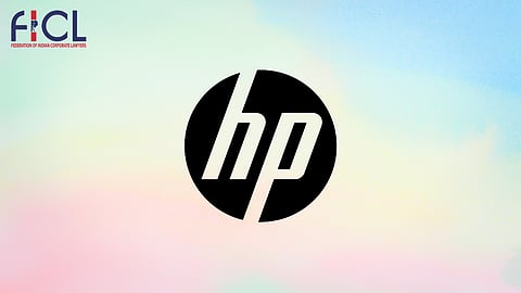 FICL and HP logos on a pastel gradient background.