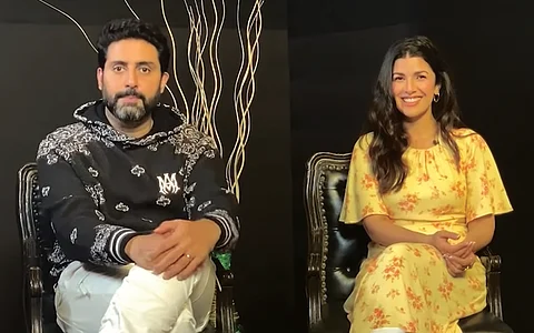 Abhishek Bachchan and Nimrat Kaur On Getting ‘Dasvi’ Jitters As Adults