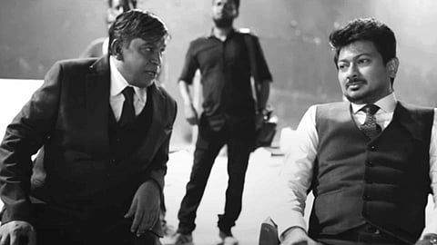 Vadivelu and Udhayanidhi Stalin in Maamannan