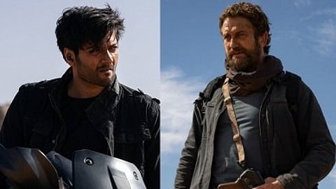 Ali Fazal and Gerard Butler