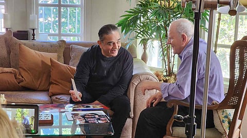 Kamal Haasan Meets His Friend, Oscar-Winning Makeup Artist Mike Westmore