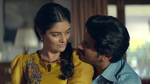 Pooja Gor and Dulquer Salmaan in Guns and Gulaabs