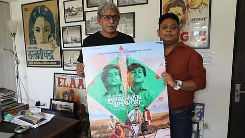 Sriram Raghavan unveils poster of Bhagwan Bharose