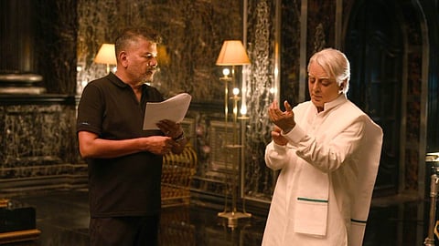 Director Shankar Shares A BTS Image from Indian 2, Wishes Kamal Haasan