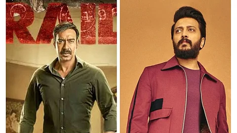 Riteish Deshmukh and Ajay Devgn in Raid 2