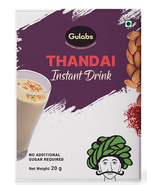 Gulabs introduces Thandai powder in travel friendly pack for the upcoming Holi festivities
