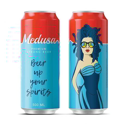 Medusa's brand logo is inspired by a beautiful girl in Greek mythology who later cursed her beauty by Athena, turning onlookers to stone