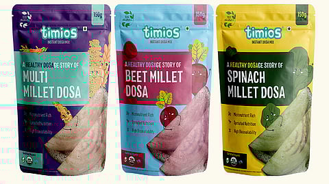 Timios aimed to provide a wholesome and nutritional alternative to regular snacks currently available in the market.